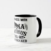 Nicht mit Mamasaurus durcheinander bringen Tasse (VorderseiteRechts)