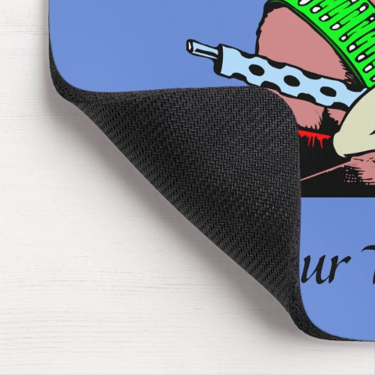 Nicht mit Maschinengewehr-Elch durcheinander bring Mousepad (Ecke)