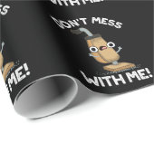 Nicht mit meinem Staubsauger pun dunkel BG durchei Geschenkpapier (Rolleneckpunkt)