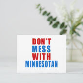 Nicht mit MINNESOTAN durcheinander bringen Postkarte (Stehend Vorderseite)
