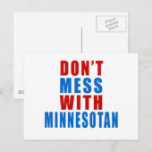 Nicht mit MINNESOTAN durcheinander bringen Postkarte (Vorne/Hinten)