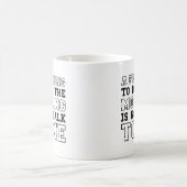 Nicht mit mir reden kaffeetasse (Mittel)
