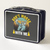 Nicht mit mir vermähen metall brotdose (Vorderseite)