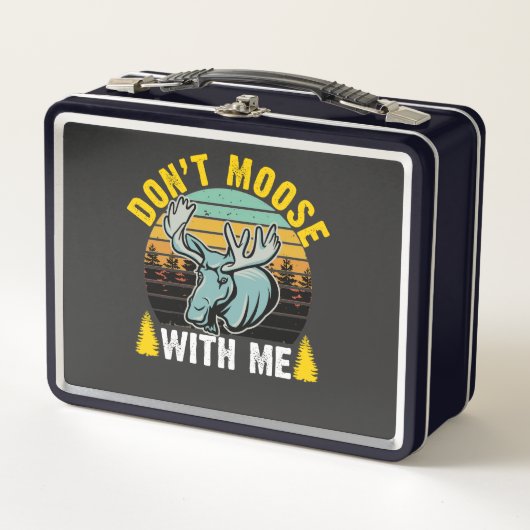 Nicht mit mir vermähen metall brotdose (Vorderseite)