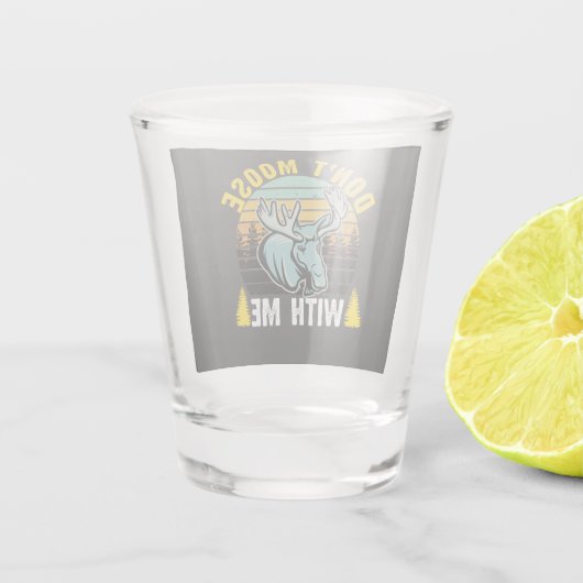 Nicht mit mir vermähen schnapsglas (Rückseite)