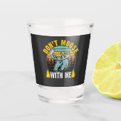 Nicht mit mir vermähen schnapsglas (Vorderseite)