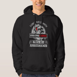 Nicht mit Oma Saurus Dinosaurier Familienfamilie M Hoodie
