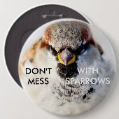 Nicht mit Sparrows durcheinander bringen Button (Vorne & Hinten)