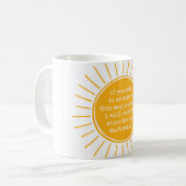 Nicht morgendlich lustige Kaffeepause mit gelber T Kaffeetasse (Vorderseite Links)