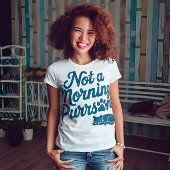 Nicht morgens Purrson Funny Cat T - Shirt