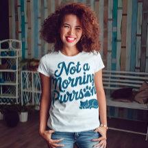 Nicht morgens Purrson Funny Cat T - Shirt