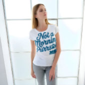 Nicht morgens Purrson Funny Cat T - Shirt
