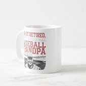 Nicht müde - Nur ein Baseball-Pro Kaffeetasse (Vorderseite Links)