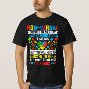 Nicht-mündlich ist nicht Gemein, dass ich nichts z T-Shirt