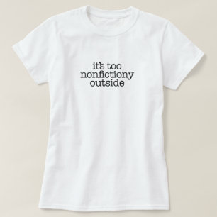 Nicht-nach-außen-Freund von Sachbüchern T-Shirt