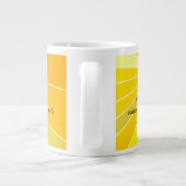 Nicht nach Might oder Power Sunshine Jumbo-Tasse (Rückseite)