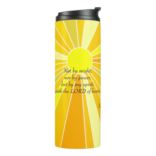 Nicht nach Might oder Power Sunshine Thermosbecher (Nach links gedreht)