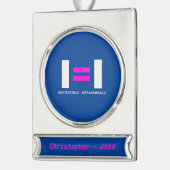 Nicht nachweisbare SIH Banner-Ornament Silber (Links)