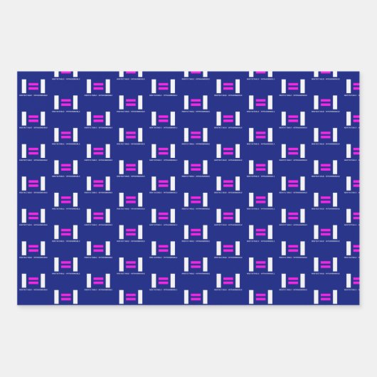 Nicht nachweisbare SIH Geschenkpapier Set (Vorderseite 2)