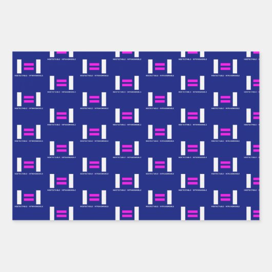 Nicht nachweisbare SIH Geschenkpapier Set (Vorderseite)