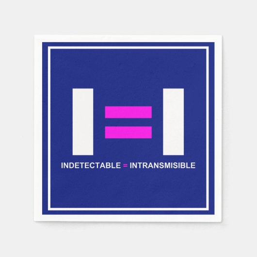 Nicht nachweisbare SIH Serviette (Vorderseite)