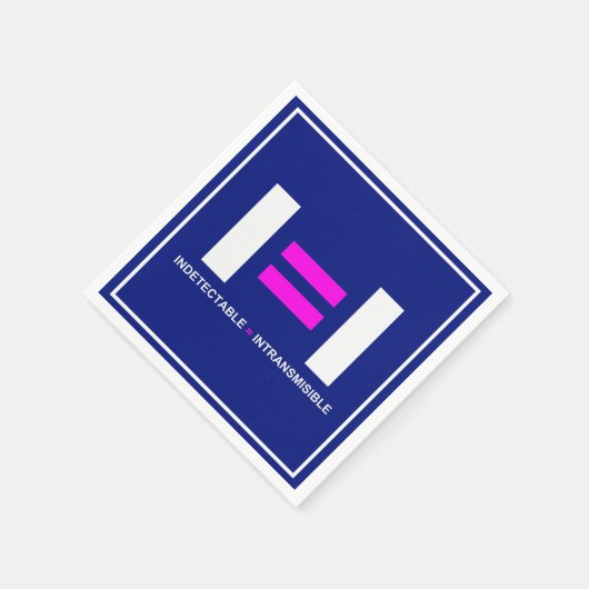 Nicht nachweisbare SIH Serviette (Ecke)