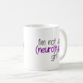 Nicht Neurotypisches Mädchen Kaffeetasse (VorderseiteRechts)
