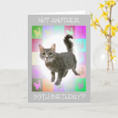 "Nicht noch ein 39. Geburtstag?" Karte (Gelbe Blume)