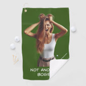Nicht noch ein Bogie?! - Golf-Handtuch für Frauen Golfhandtuch (Insitu)