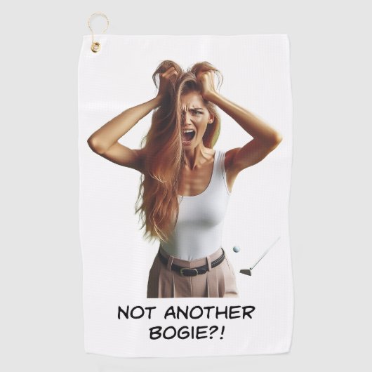 Nicht noch ein Bogie?! - Golf-Handtuch für Frauen Golfhandtuch (Vorderseite)