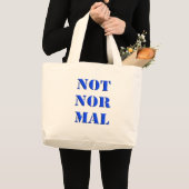 Nicht normal jumbo stoffbeutel (Vorderseite (Produkt))
