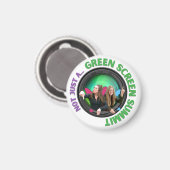 (nicht nur a) Gipfeltreffen der Grünen Fenster Magnet (Vorderseite/Rückseite)