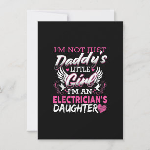 Nicht nur Daddy Little Girl, ich bin ein Elektro-G Mitteilungskarte