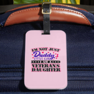 Nicht nur Daddy's Girl - Veteran's Tochter Gepäckanhänger