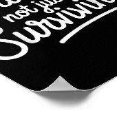 Nicht nur das Überleben von Skriptangeboten Poster (Ecke)