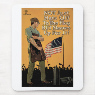 Nicht nur, dass er zur Fahne hisst Mousepad