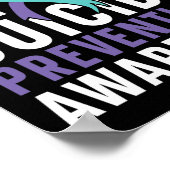 Nicht nur Depression Suizidprävention Bewusstsein Poster (Ecke)