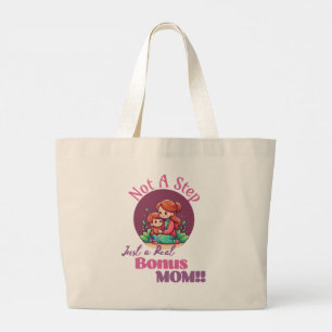 Nicht nur ein echter Bonus Mama Mütter Tagesgesche Jumbo Stoffbeutel