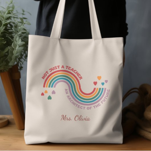 Nicht nur ein Lehrer, ein Architekt der Zukunft Tragetasche