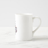 Nicht nur ein Meisterwerk - Retro Motorrad Porzellantasse (Rechts)