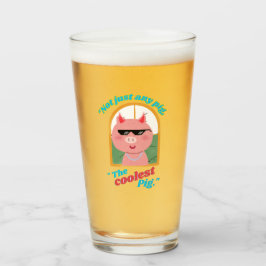 Nicht nur ein Schwein, das coolstste Schwein Glas