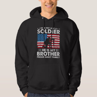 Nicht nur ein Soldat ist er mein Bruder Army stolz Hoodie