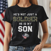 Nicht nur ein Soldat, meine Militärhundemarken der T-Shirt