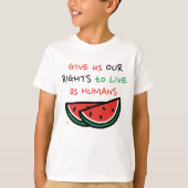 Nicht nur ein Sommer-Wassermelone, um Palästina Re T-Shirt (Vorderseite)