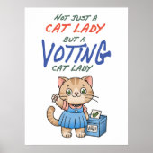 Nicht nur eine Katzenmutter, sondern ein Cartoon,  Poster (Vorne)