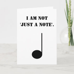Nicht nur eine lustige humorvolle Musik-Pun-Note