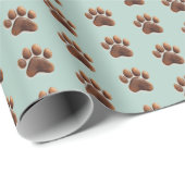 Nicht nur für Heimtiere, Pfefferminzgrün, Paws Geschenkpapier (Rolleneckpunkt)