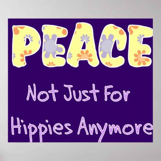 Nicht nur für Hippies Poster (Vorne)