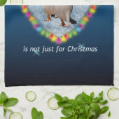 Nicht nur für Weihnachtsküche Handtuch (Gefaltet)
