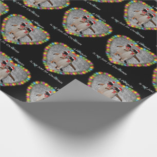 Nicht nur für Weihnachtswrapping Paper (schwarz) Geschenkpapier